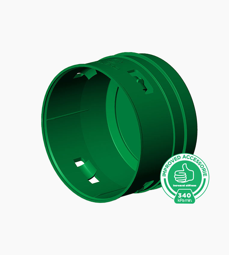 Drain - 4” End Cap External - Corkums Pipe & Culvert Online