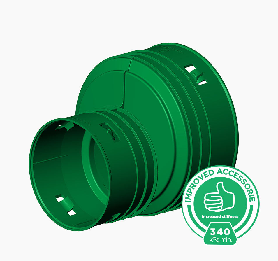 Drain - 6” x 4” Reducer External - Corkums Pipe & Culvert Online