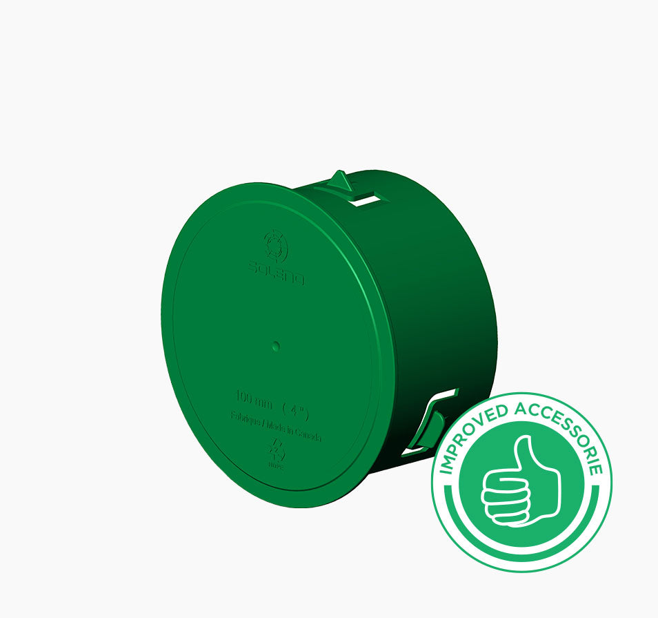 Drain - 4” End Cap Internal - Corkums Pipe & Culvert Online