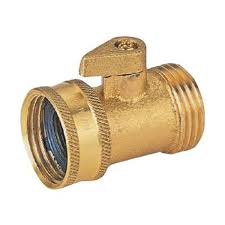 Garden Hose Fittings- Valved Female Coupling - Corkums Pipe & Culvert Online