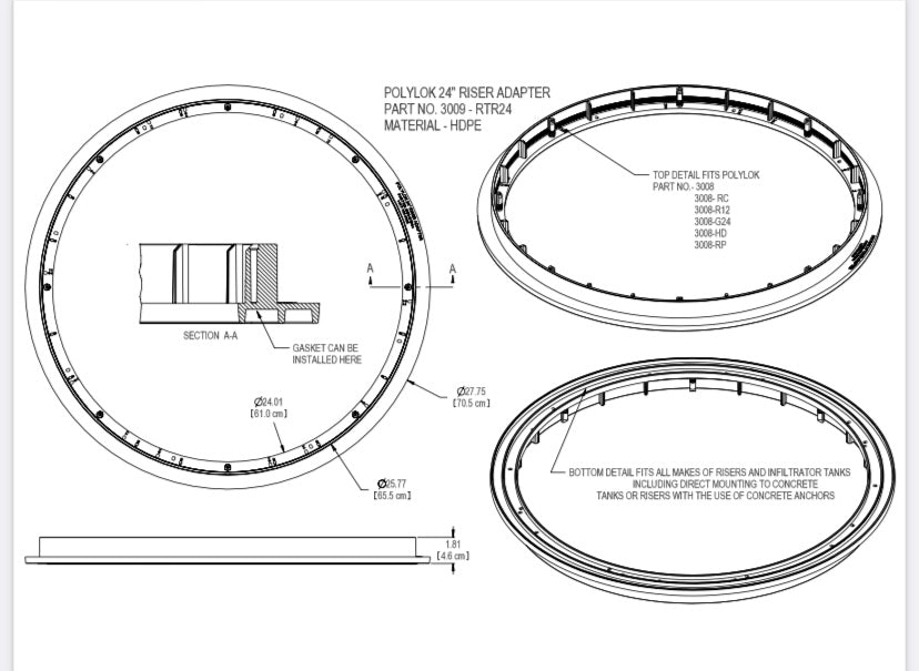 Polylok Septic Riser System KIT - Corkums Pipe & Culvert Online