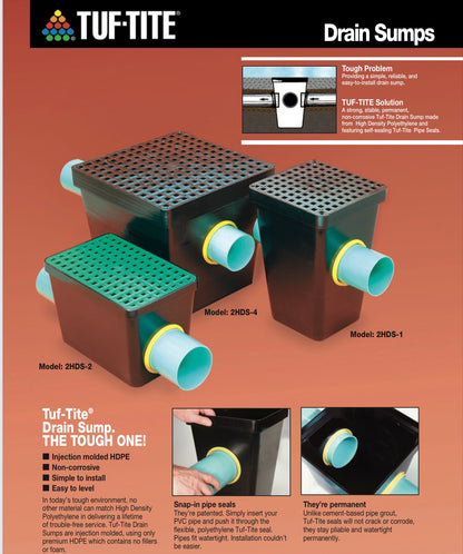 Tuf-Tite Drain Kit 16"x16"x141/2" - Corkums Pipe & Culvert Online