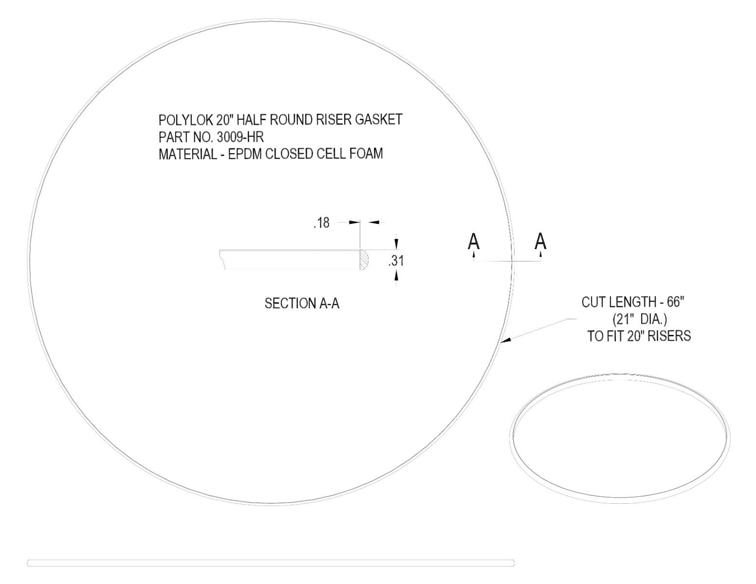 Polylok Riser Gaskets - Corkums Pipe & Culvert Online